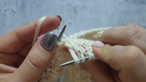 МОДНЫЙ СНУД СПИЦАМИ. ОЧЕНЬ КРАСИВЫЙ УЗОР. МАСТЕР КЛАСС