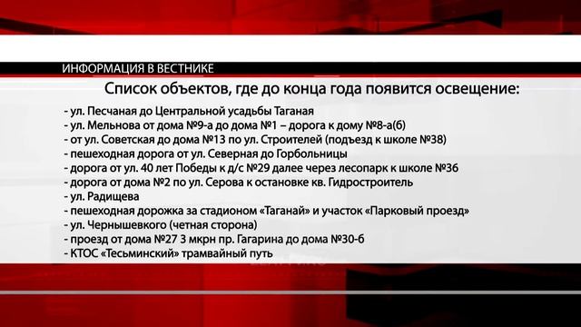 И.о. главы округа А.Карюков распорядился направить дополнительные средства на установку фонарей смотреть онлайн
