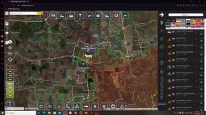 Обзор карты боевых действий Militarymaps Война на Украине за 20 мая 2024 год.