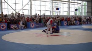 Волевая победа в финале Первенства России по самбо.