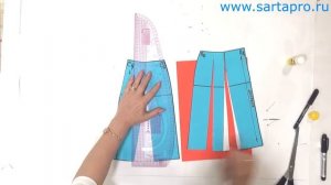 Как сделать отрезную юбку в изделии