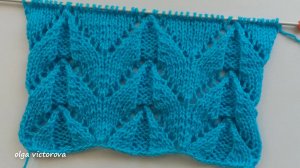 АЖУРНЫЙ УЗОР СПИЦАМИ 78 Вязание Узоры спицами