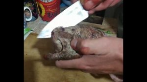 Как разделать дичь (голубя) за 30 секунд.