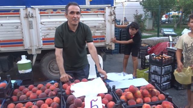 Аланья Рынок в Оба 22 июля понедельник Цены на фрукты в конце июля