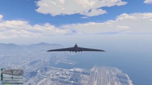 High Altitude Bombing in GTA V with the B1 lancer and the Avro Vulcan