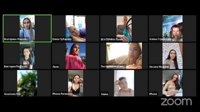 Zoom Meeting Екатерина Фадеева