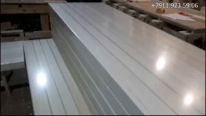 Широкий полок в баню. Простой удобный вариант.