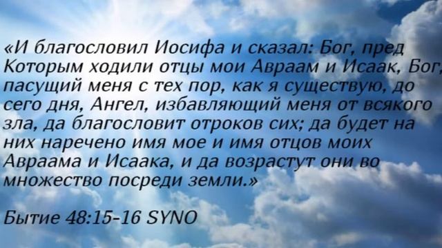 Утренние чтения. Благословение детей смотреть онлайн