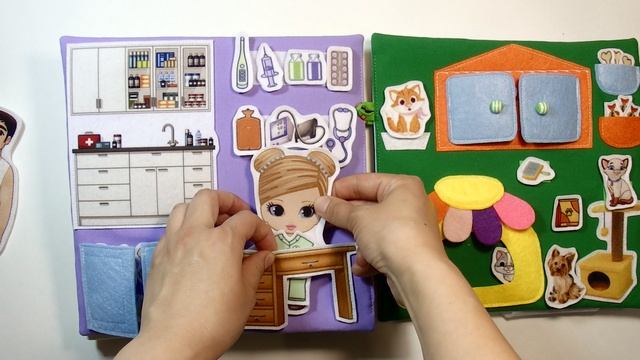 Доп. страницы в игровую книгу Вани 5 лет)) Птичник, питомник, море и комнаты для куклы-мальчика