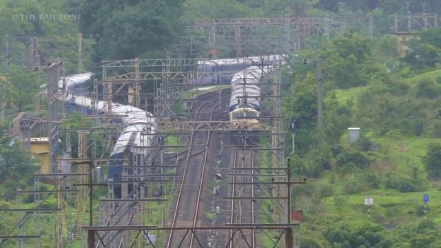 TRAIN making a U-Turn ? ( Illusion at 2:37 ) Indian Railways | Train Videos смотреть онлайн