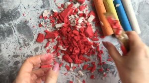 ASMR/CHALK/РЕЖУ МЕЛ