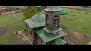 С высоты птичьего полёта. Нижняя Синячиха село-музей.