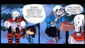 новогодняя суета еще и в андертейл - озвучка андертейл комиксов