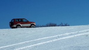 Nissan Terrano 2.7 diesel winter offroad