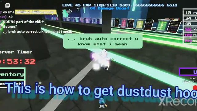 how to get god sword in Undertale last reset roblox (Bonus part of vid how to get dust dust hood) смотреть онлайн