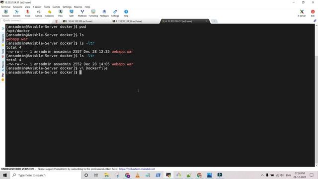 DevOps - Part 12 - First Ansible PlayBook To Create Docker Image and Container ... Very Easy Steps
