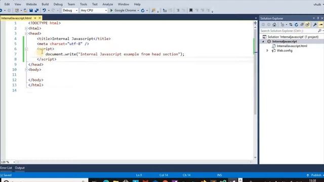 Internal Javascript
