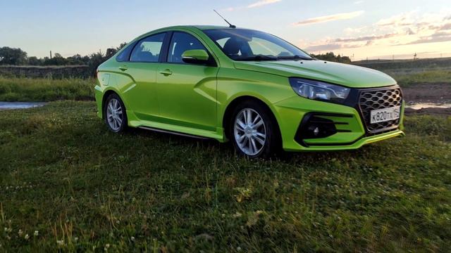 Самая красивая Лада Веста💚💚💚Начало! смотреть онлайн