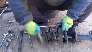 Замена стоек амортизатор Лексус ес300 330  | камри 30 , 35 #ремонт