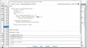 Using == when one operand is a Wrapper and the other is a primitive.  (enthuware.ocpjp.v11.2.3140)