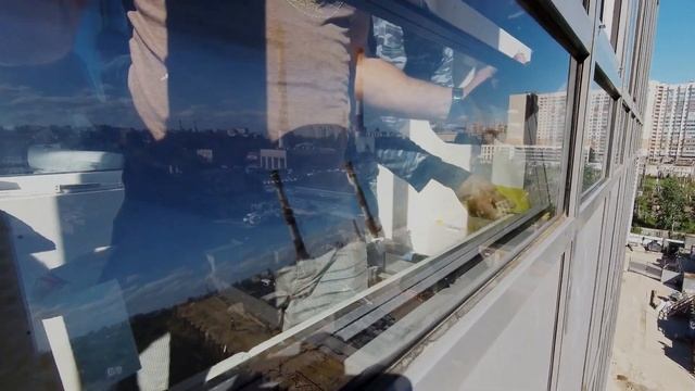 Стеклопакет без альпиниста. Утепление фасадного остекления.