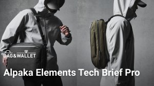 Обзор сумки-рюкзака Alpaka Elements Tech Brief Pro