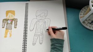 How to draw Mr Beast minecraft skin ⚡️ Step by Step