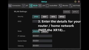 How to Set Up Behringer X-Air XR18 Wifi Client