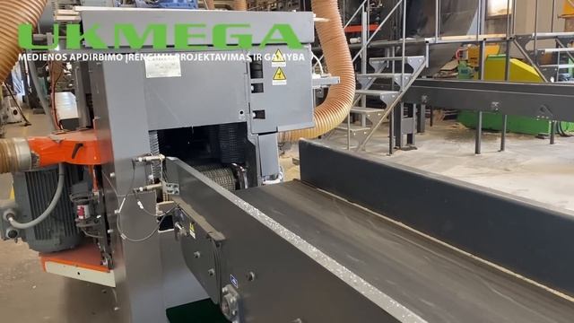 UMG 801.17/2 Taros lentų linija Line of packing board Линия тарной доски смотреть онлайн