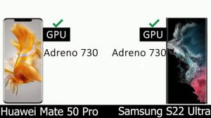 Huawei Mate 50 Pro vs Samsung S22 Ultra
