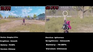 60 Fps Vs 90 Fps Vs 120 Fps in Pubg Mobile | Asus Rog Phone Vs Iphone Vs Oneplus 8 Pro