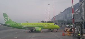 Перелет Новосибирск (OVB) - Красноярск (KJA) на Embaer 170, 22 октября 2023г.