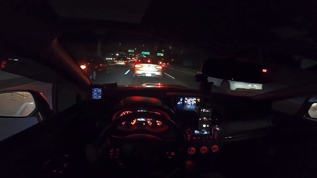 Subaru WRX POV LISTENING TO INITIAL D  EUROBEAT