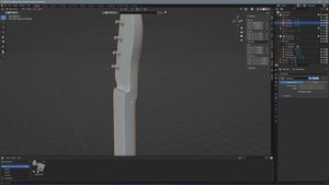 Modeling a Telecaster Guitar in Blender Part 2
