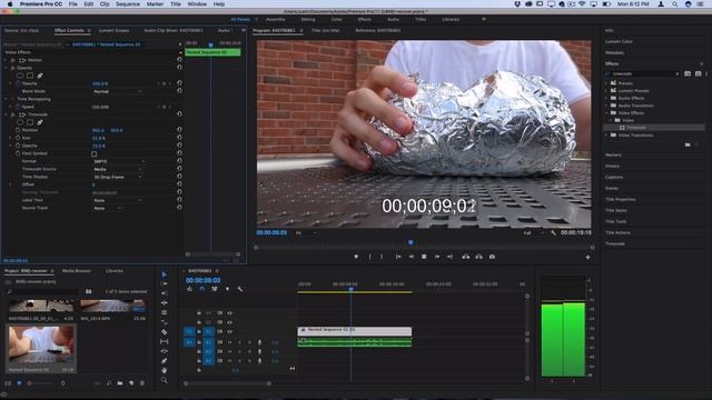Adobe Premiere Pro CC Tutorial: How to add a Timecode Stamp or Timer to your footage смотреть онлайн