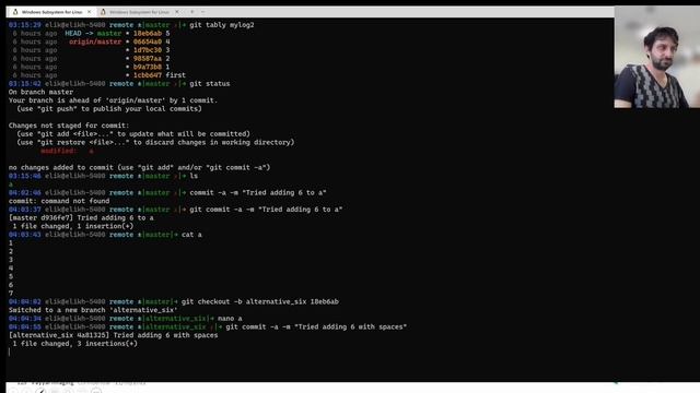 Git sessions 10 WIP - עבודה לא גמורה עם גיט смотреть онлайн