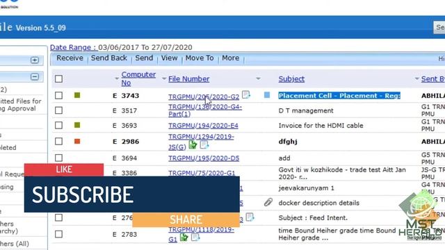 E Office part 8 (How to attach/detach a tapal in a file) смотреть онлайн