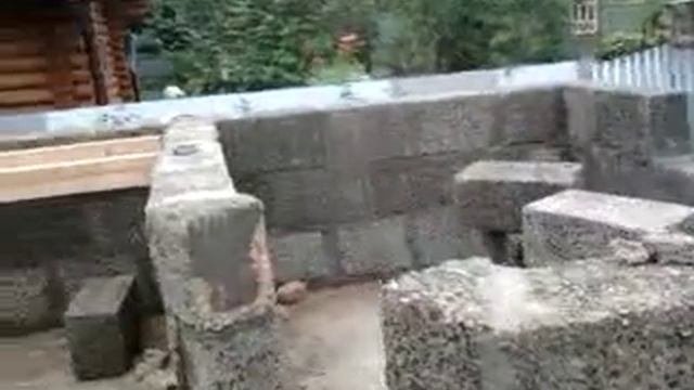 Кладка стен из арболитовых блоков