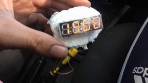 Установка электронных часов приора вместо штатных. за 300 рублей!