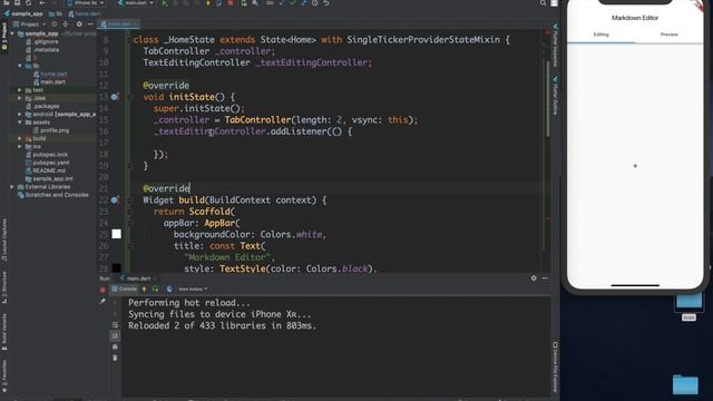 Create Markdown Editor in 10 minute using Flutter!