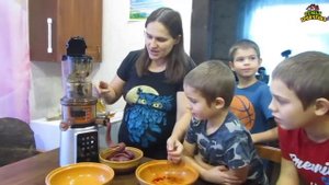 Делаем мороженое в соковыжималке RAWMID Dream Juicer Modern JDM-80 (12.20 г.) Семья Бровченко.