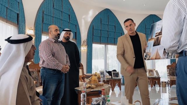 Denis Tiaglin was invited to visit the residence of His Highness Sheikh Hasher Al Maktoum in Dubai
