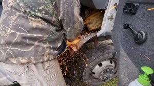 Замена порогов на Газели. Прощай пена)