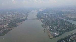 Вылет из Нового Уренгоя посадка в Новосибирске CRJ-200  Ямал