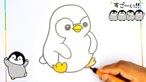 bolalar uchun pingvin chizish/draw penguin for children/нарисовать пингвина для детей