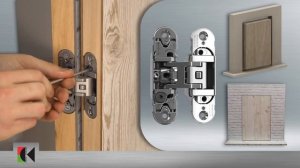 Скрытые петли Koblenz Kubika K6700 - регулировка