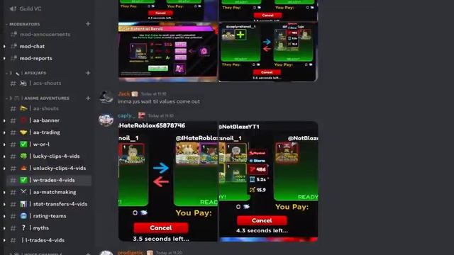 *BIGGEST* TRADES THIS UPD *SHINY RODGERS,SKULL KNIGHTS,LBS & MORE* MUST WATCH! In Anime Adventures смотреть онлайн