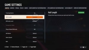 How To Change Half Length FIFA 23