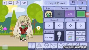 Создаю Персонажа в Gacha life с яндекс алисой~1 часть~
