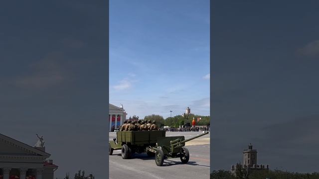 Генеральная репетиция парада Победы в Волгограде (Сталинграде)